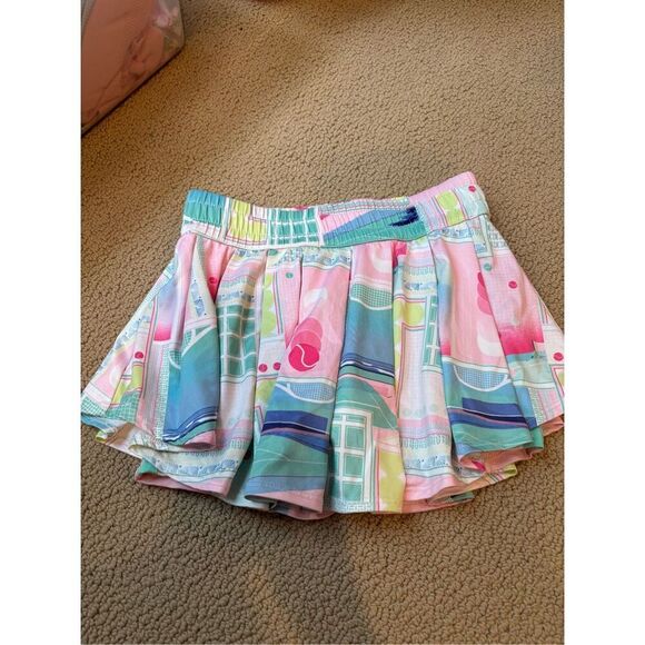 Lucky In Love Junior Girls Deco Love Racket Golf Skort - Picture 2 of 4